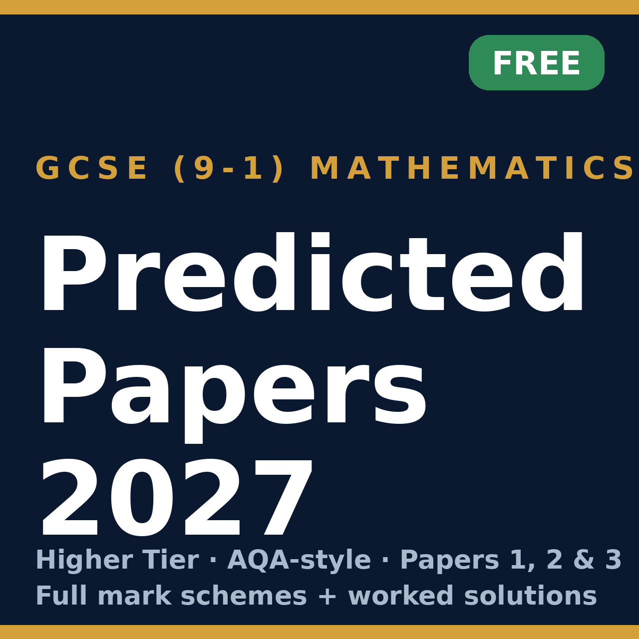 AQA GCSE Maths free set cover