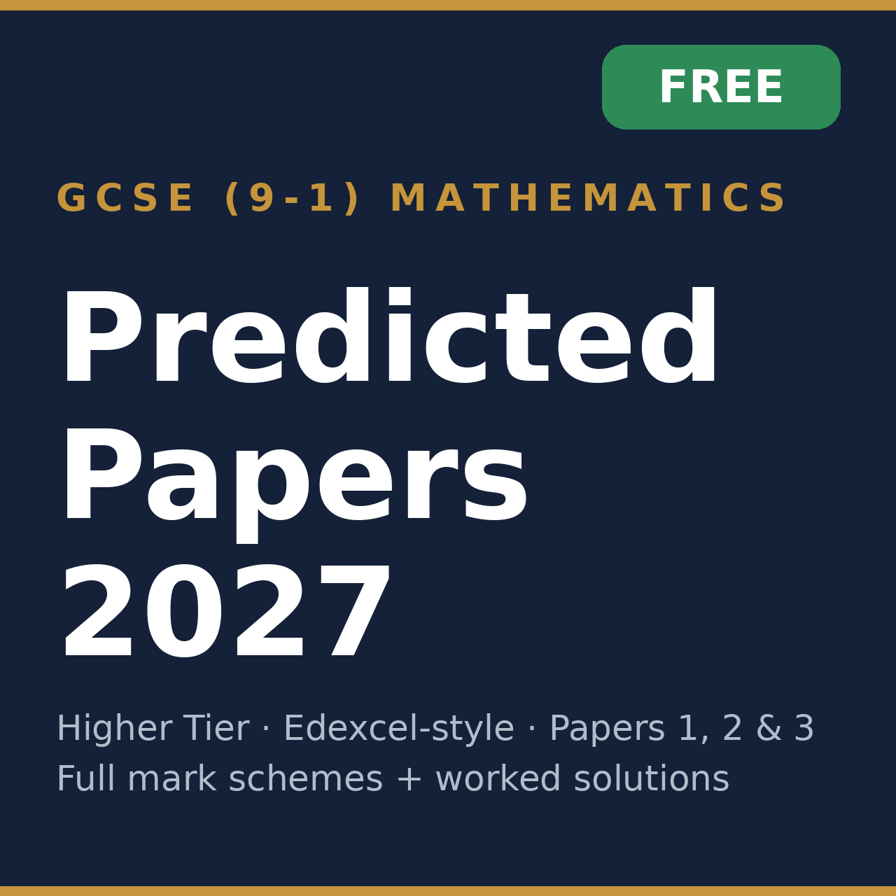 Edexcel GCSE Maths free set cover